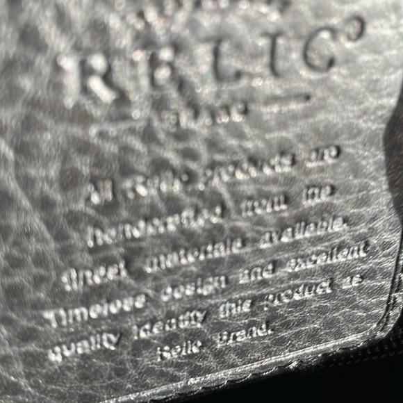 ♥️Relic Vintage black leather handbag. Great condition! - Picture 9 of 14